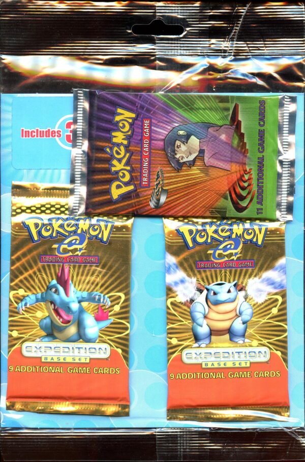 TRIPLE Blister: 2x Expedition + 1x Gym Challenge Pokemon Packs (LIVE BREAK)